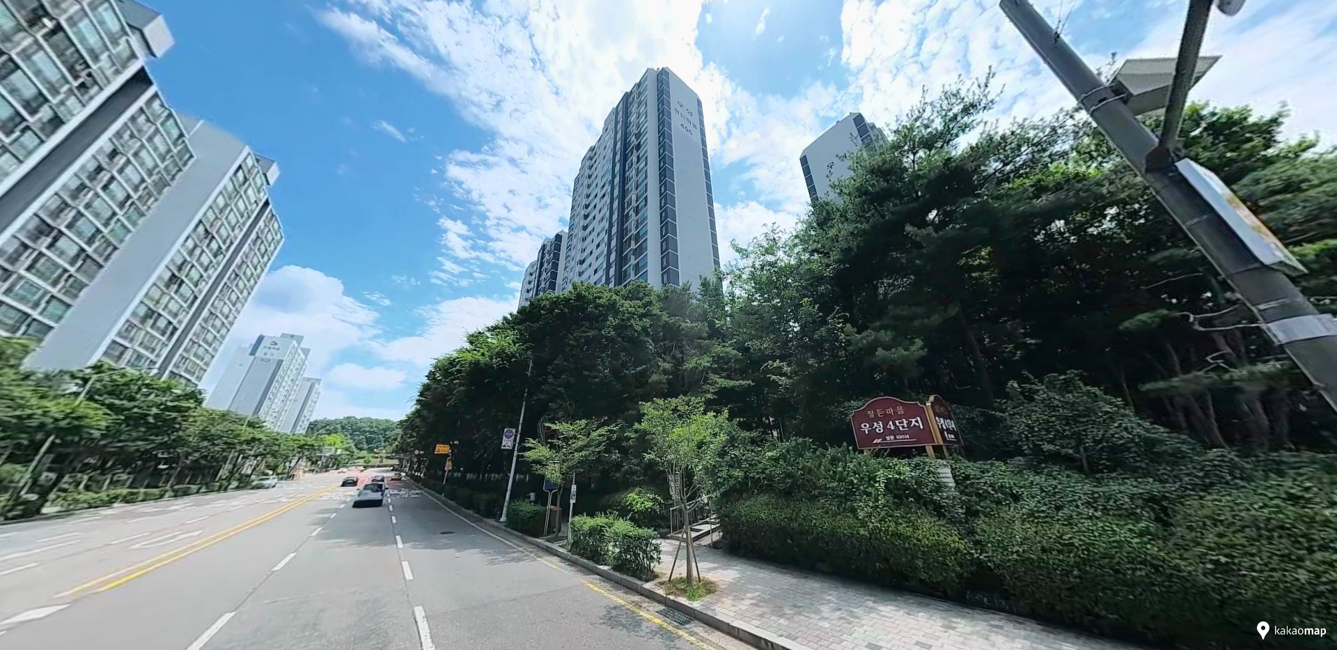 정든마을 우성4단지 실제 전경
